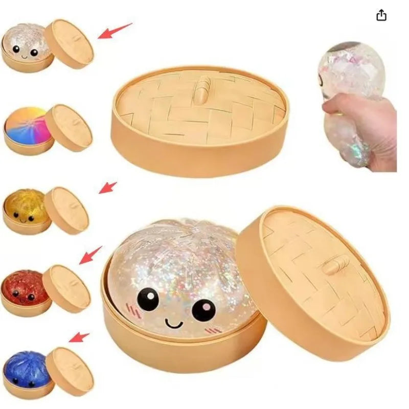 Halloween Ghosts Relieve Stress Money Sparkling Shark Dumplings Soft Relaxation Slow Elastic Steamed Buns Festival Gift