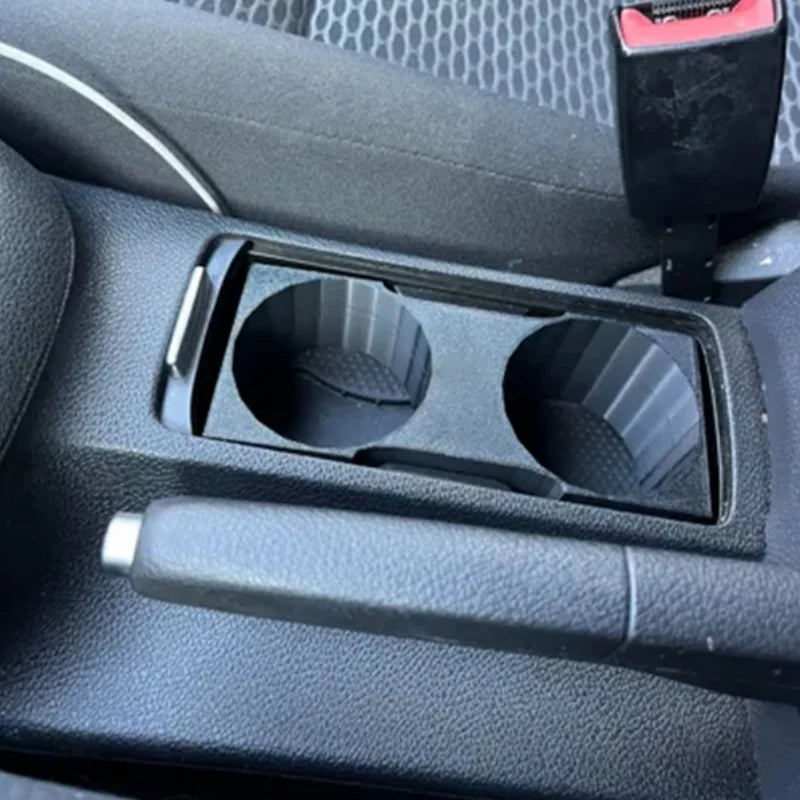 For Volkswagen Golf 5 & 6 Car Cup Holder Black Plastic Cans Bottles Mount Holder For 0.25L 0.5L Car Interior Accessories