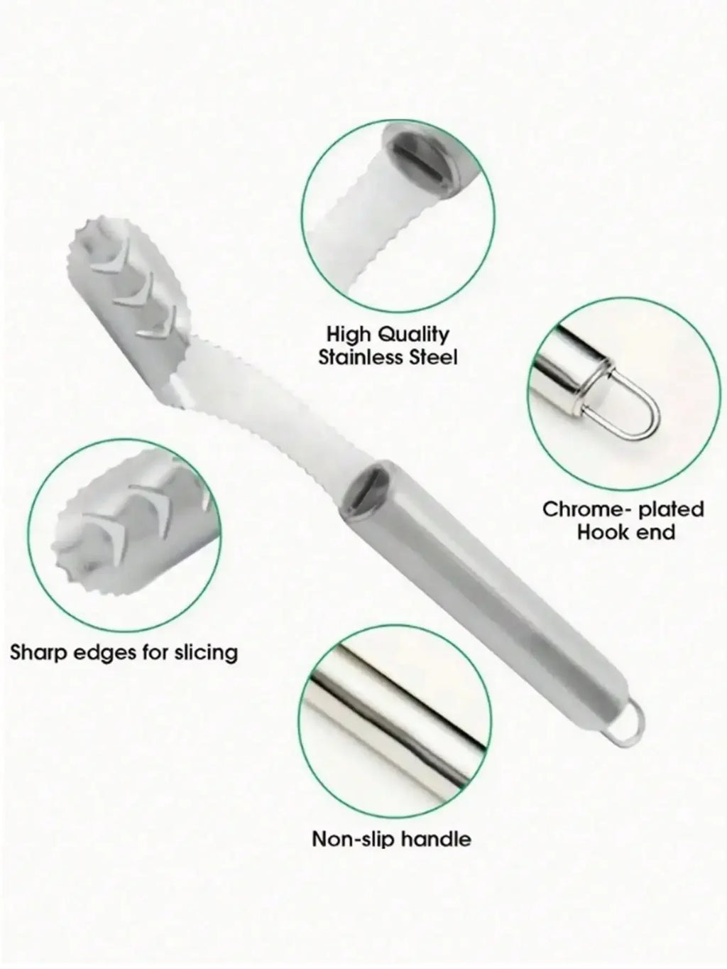 Vegetable Corer Tool Fruit and Vegetable Corer Pepper Pitter Tomato Corer Remover Cherry Pitter Zucchini Corer To Remove Seeds