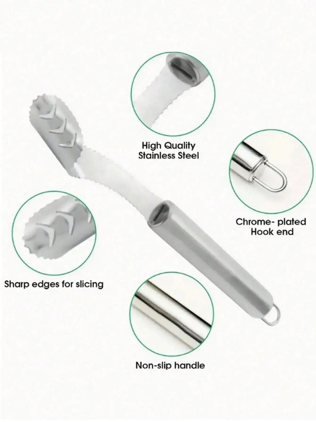 Vegetable Corer Tool Fruit and Vegetable Corer Pepper Pitter Tomato Corer Remover Cherry Pitter Zucchini Corer To Remove Seeds