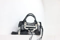 Women Casual Single Shoulder Moto Bag Niche Graffiti Microfiber PU Retro Large Fashion Hand Purse