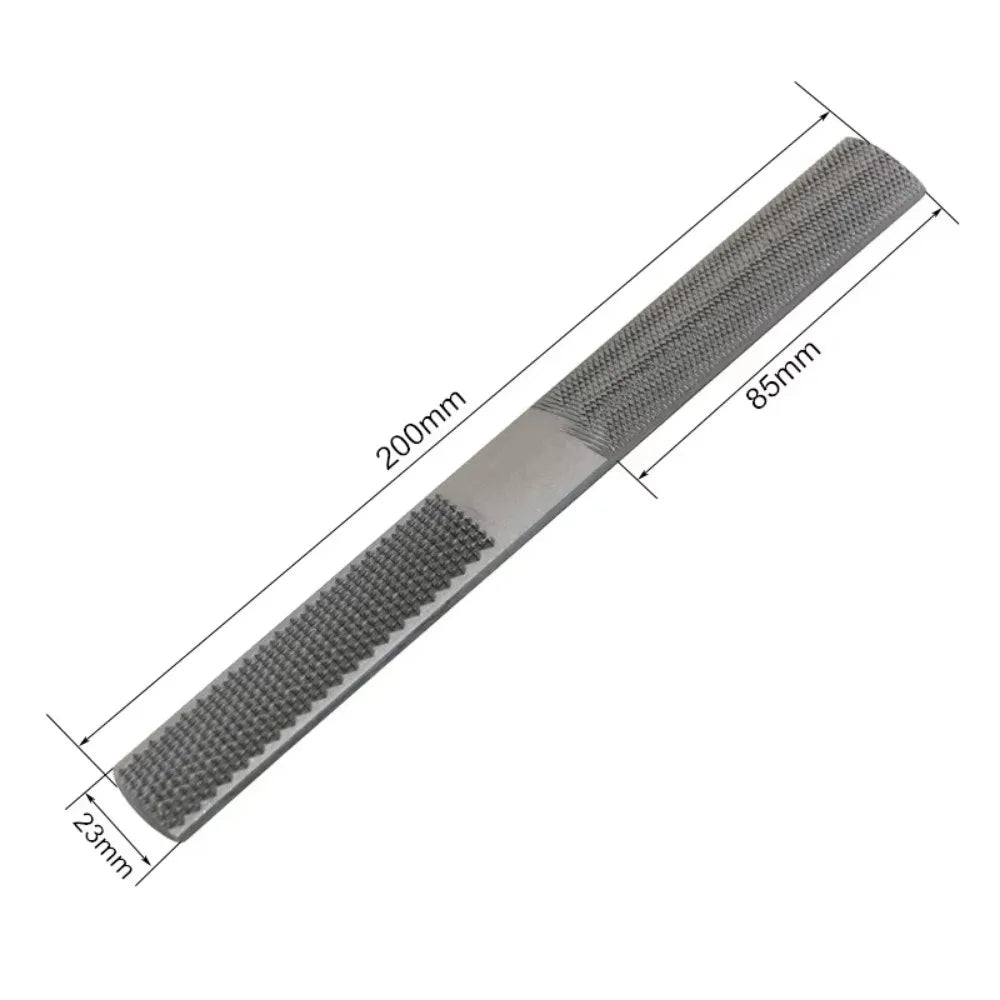 4 In 1 Metal File Double Sided Wood Carving Rasp 8''/200mm Steel For Carpenter DIY Gadget Woodworking Hand Tools Square Head