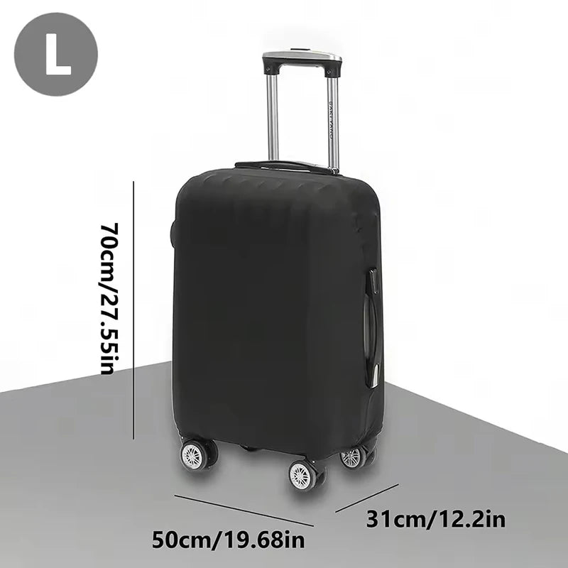 Fashion Travel Suitcase Protective Cover Luggage Protective Cover Solid Color Suitable for 18-32 Inch Suitcases.-zmt