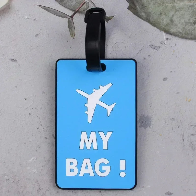 New Travel Luggage Tag ID Address Holder Suitcase Name Labels Boarding Pass Travel Accessories