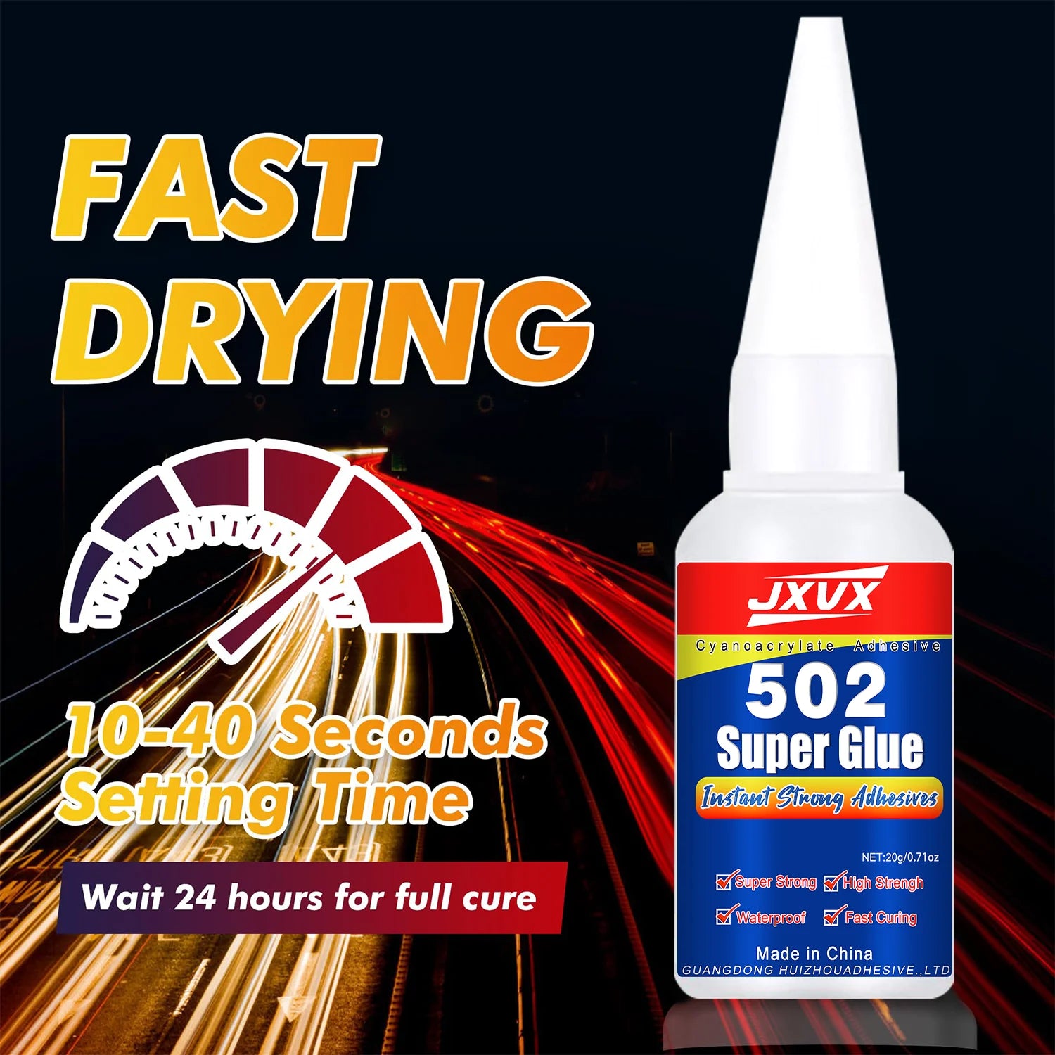 High-Strength All-Purpose Adhesive for Home Use – 5S Quick-Drying Cyanoacrylate (20 g) – Metal, Plastic, Wood