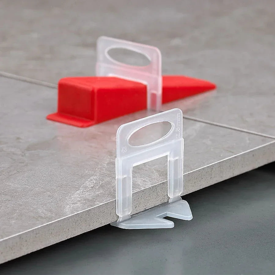 100-501Pcs Tile Leveling System Laying Level Wedges Alignment Spacers Leveler Locator Spacers Flooring Wall Level 0.35mm-3.0mm