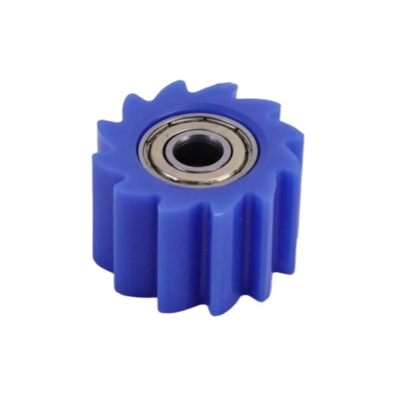 8mm blue chain tension wheel motorcycle guide roller wear-resistant durable accessory
