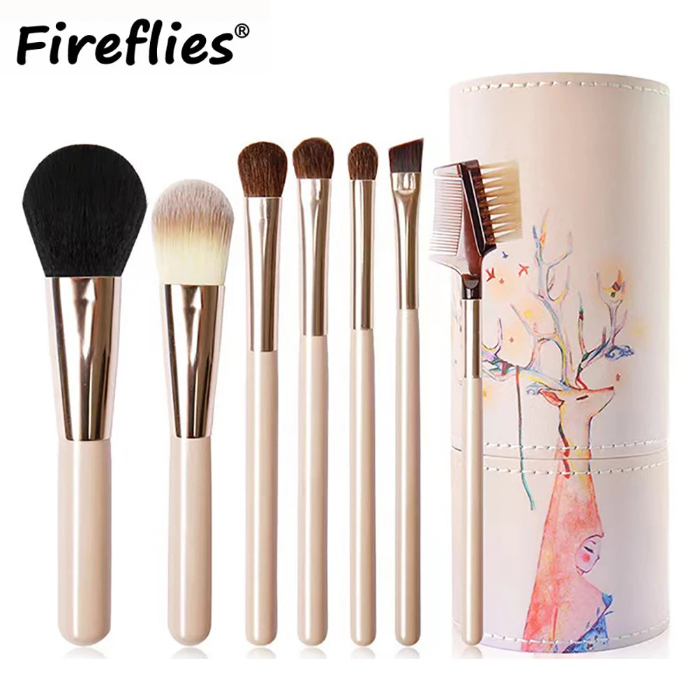 12pcs Makeup Brush Kit Soft Synthetic Hair Make Up Brushes Foundation Blush Eyeshadow Cosmetic Makeup Tools