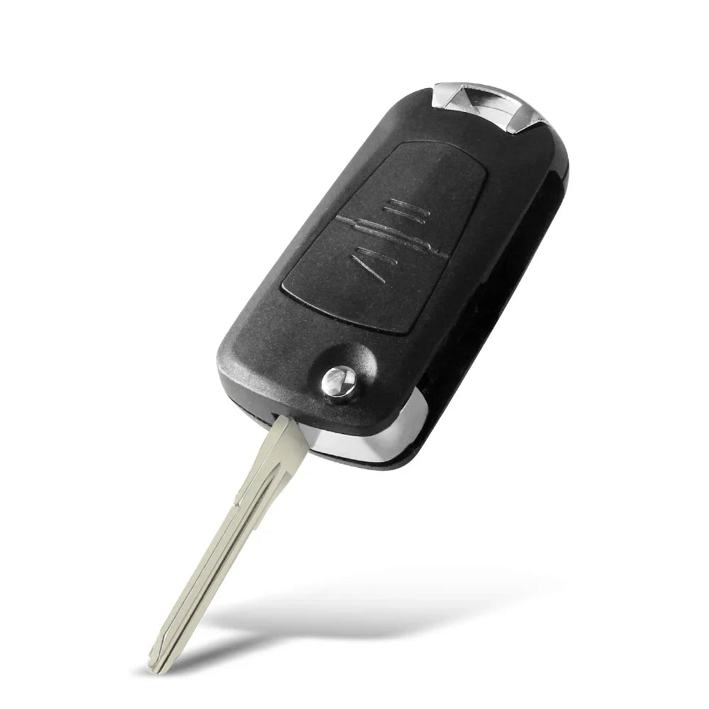 KEYYOU For Vauxhall Opel Astra Vectra Zafira Fob Car Key Shell 2 Button Folding Flip Remote Key Case HU46 Blade