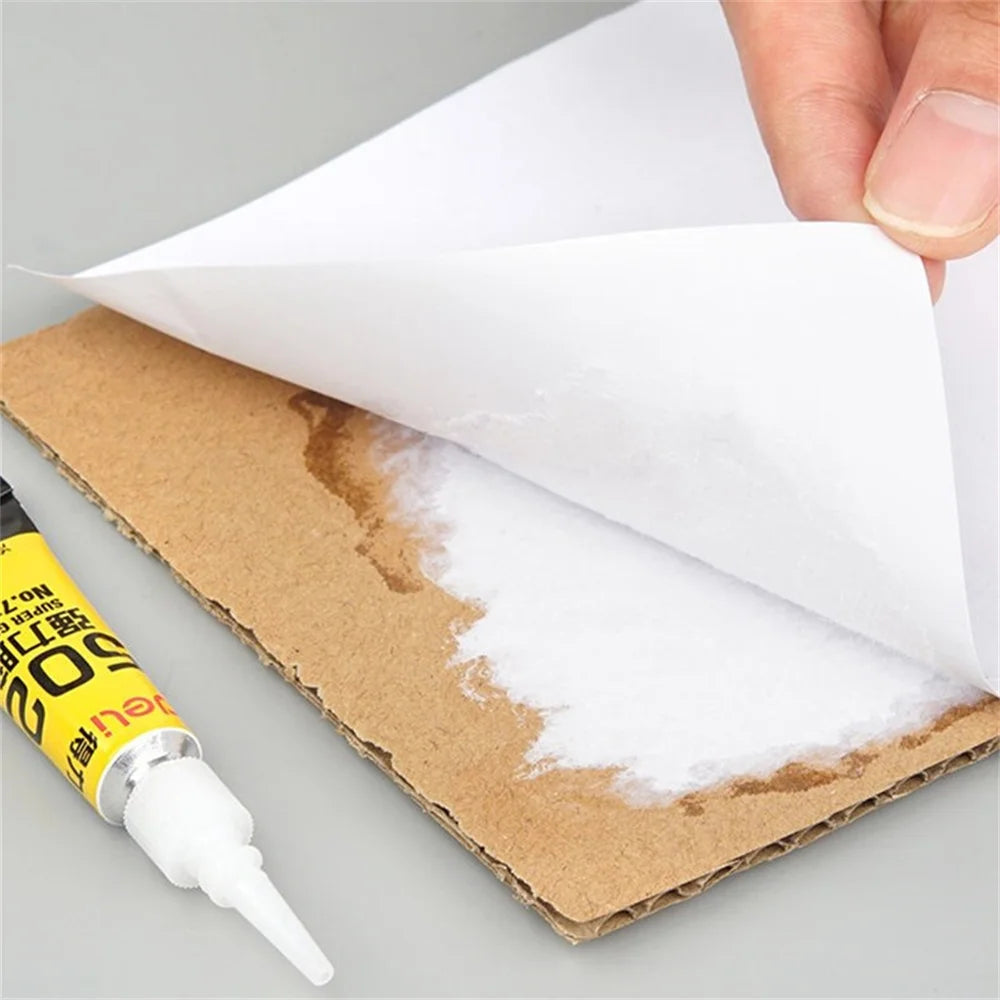 Deli Super Glue 502 Liquid Adhesive Fast Dry Strong Bond Plastic Toy Metal Wood Rubber Shoes Office School Supply Repair Tool