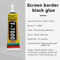 T7000 Black Contact Cellphone Tablet Repair Adhesive Zhanlida Strong T-7000 Glue 15ML 50ML 110ML with Fine Needle Outlet