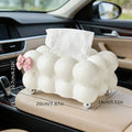 1pc Premium Cloud-Shaped Plastic Tissue Holder Solid Color Creative Paper Tissue Boxes  Car Tissue Holder  Acrylic Box