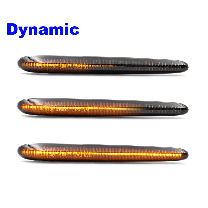 For Alfa Romeo Giulietta 940 2010-2021 Clear & Smoked Lens LED Side Marker Lamp Amber Front Side Fender Turn Signal Lights