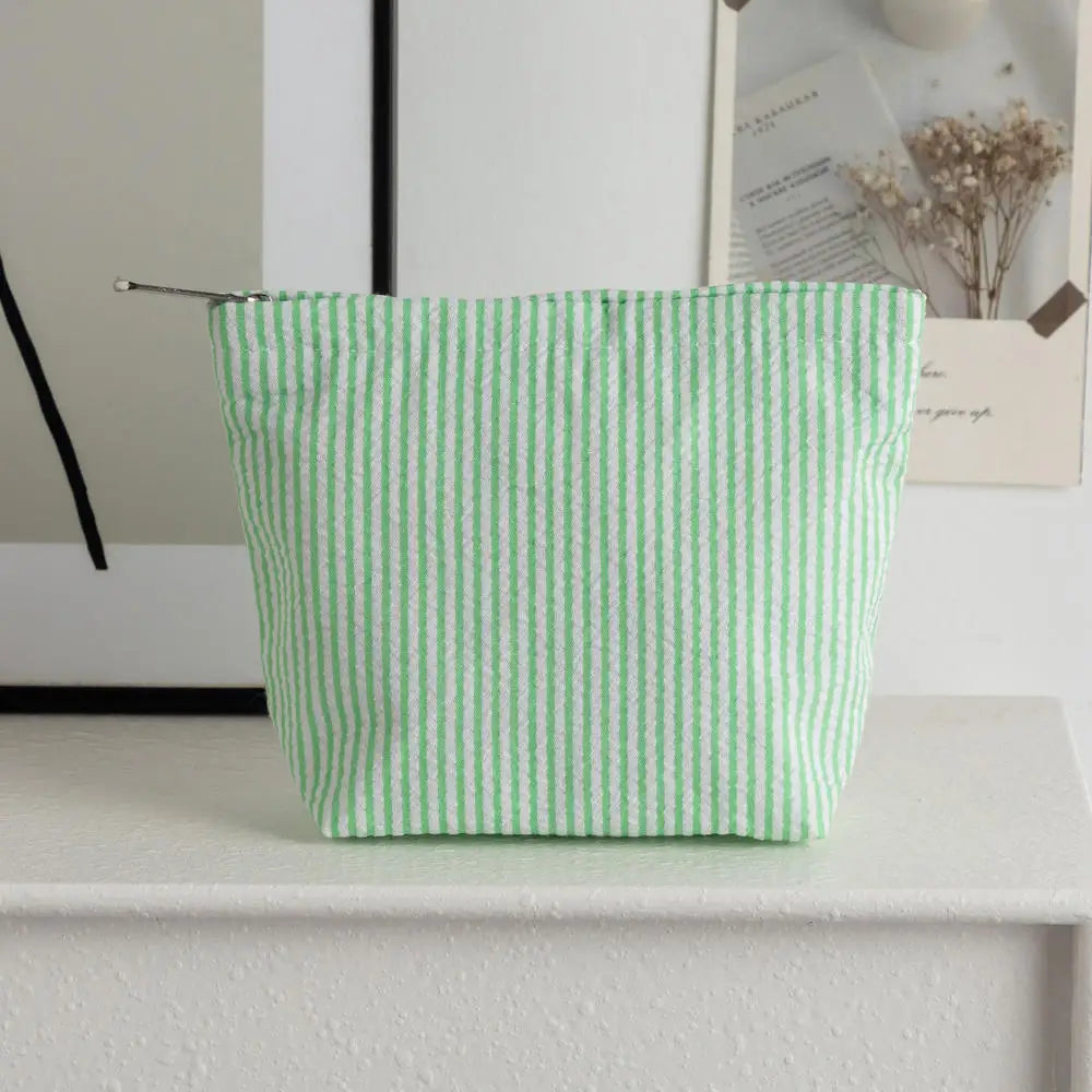 Women's Striped Beach Clutch Bag Versatile Small Woven Crochet Handbags Purses Knitting Dumpling Clutch Casual Bag