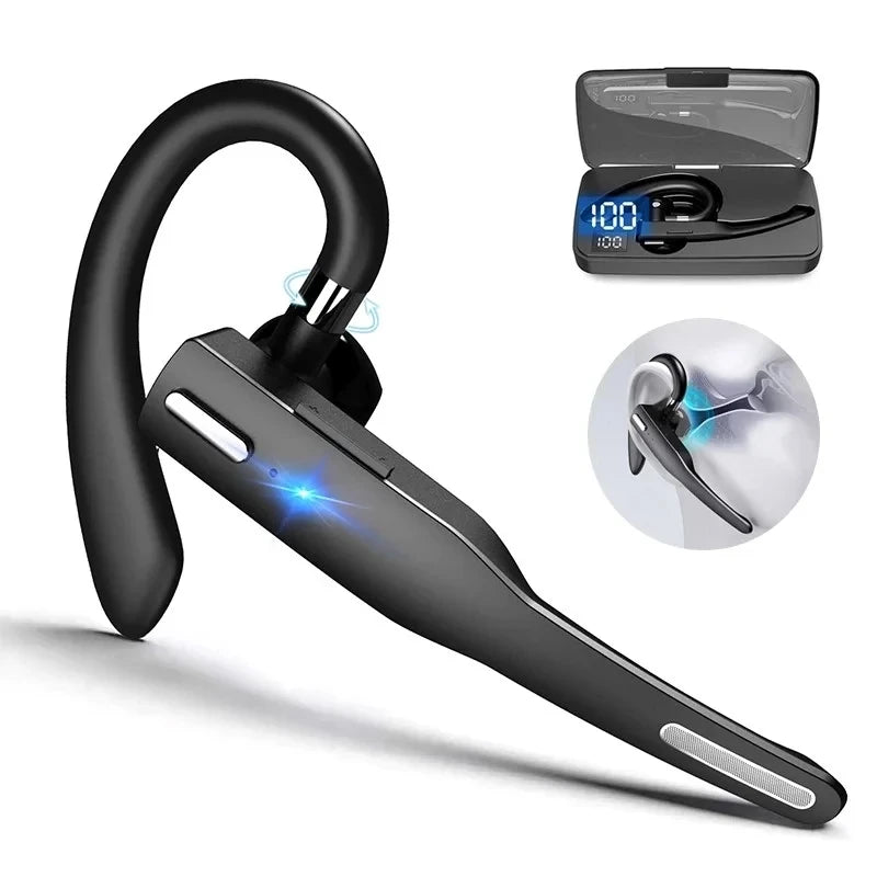 YYK-525 Wireless Bluetooth Headset Business Ear-mounted Bluetooth-compatible V5.1 Hands-free Call Noise Reduction Headphones