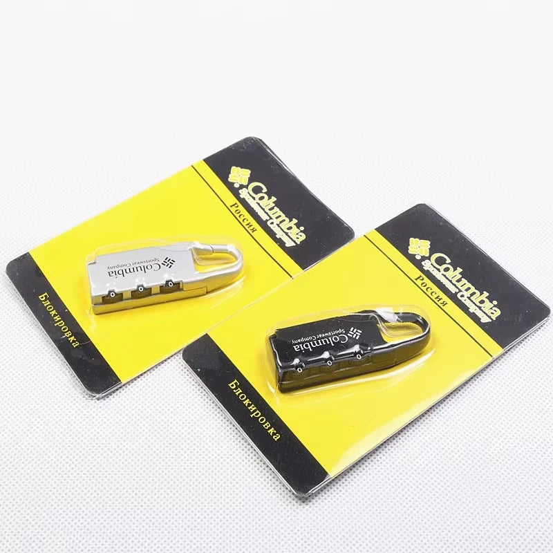 Zinc Alloy Password Lock Mini Padlock Luggage Bag Anti-theft Digital Code Lock Alloy For Handbag Backpack Drawer Cabinet