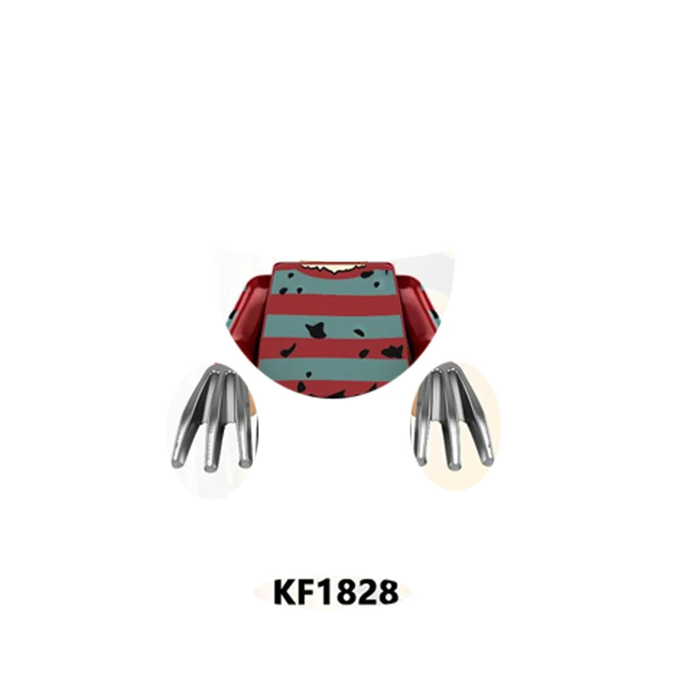 WM839 Horror Movie Zombie Building Blocks Bricks Dolls Mini Action Toy Figures Assemble Blocks Kids Gifts