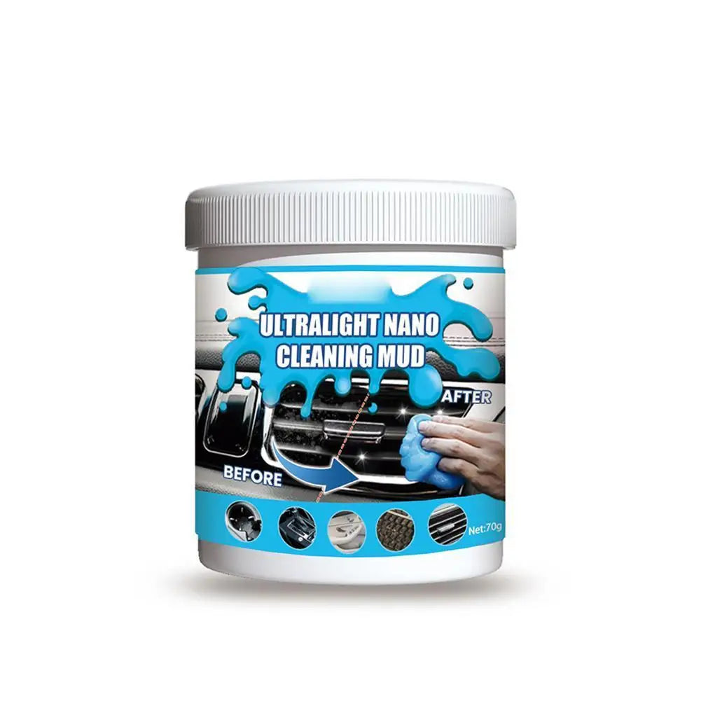 Car Cleaning Gel 70g Super Magic Cleaner Gel Multiuse Reusable Office  Auto Air Vent Dust Interior Wash Mud Dirt Remover Tools