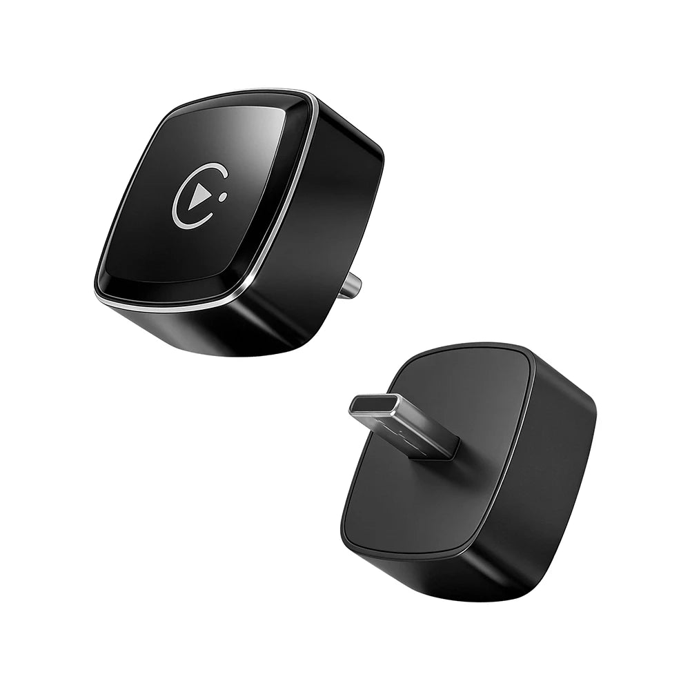Mini Wireless CarPlay Adapter TYPE C Wireless Android Auto AI Smart Box Intelligent Systems for Wired CarPlay Car