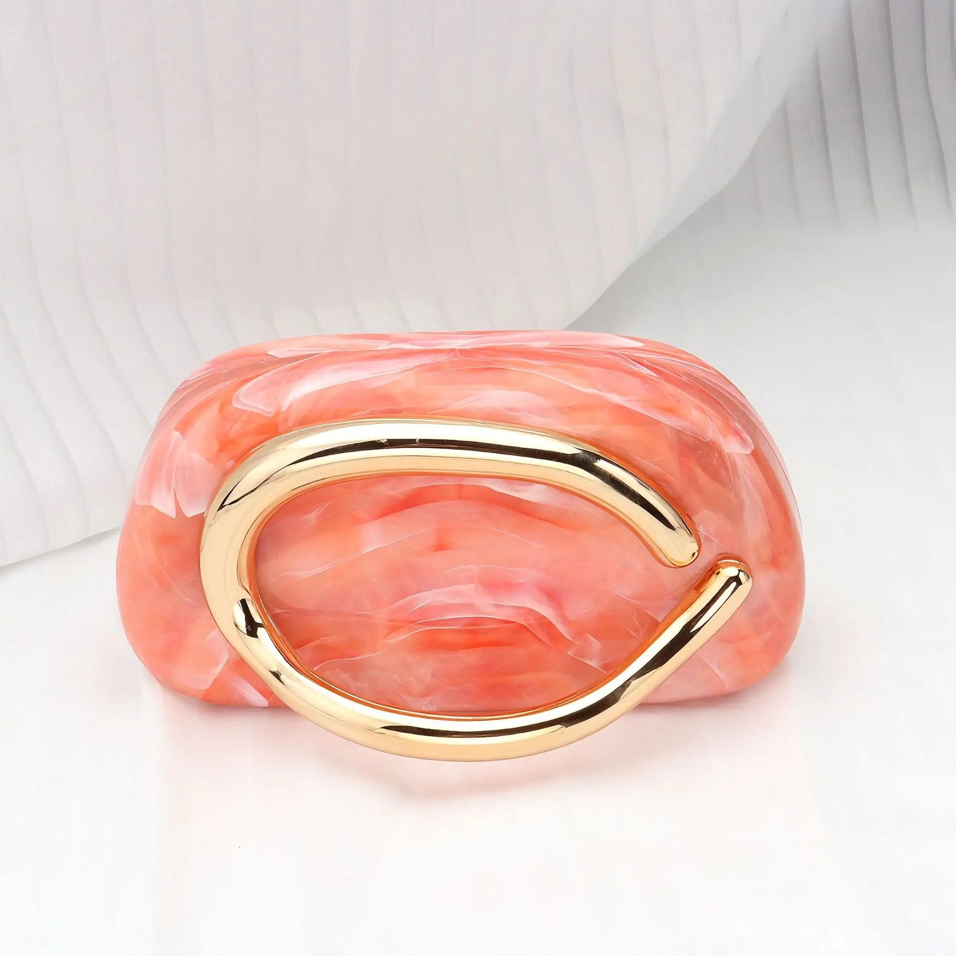 New Brand Designer Handmade Gold Closure Box Clutch Bag Women Evening Wedding Mini Female Wallets Party Cute Purse Bag Handbag