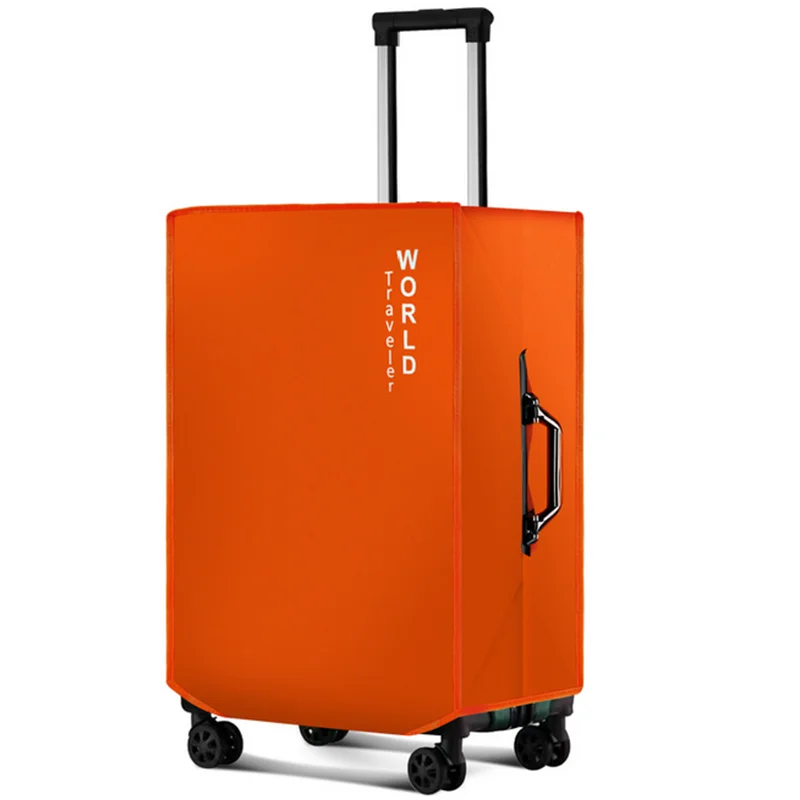 New Colorful Luggage Protector Cover Non-woven Luggage Cover Dustproof Trolley Suitcase Wear-resistant For 20/24/26/28/30inch