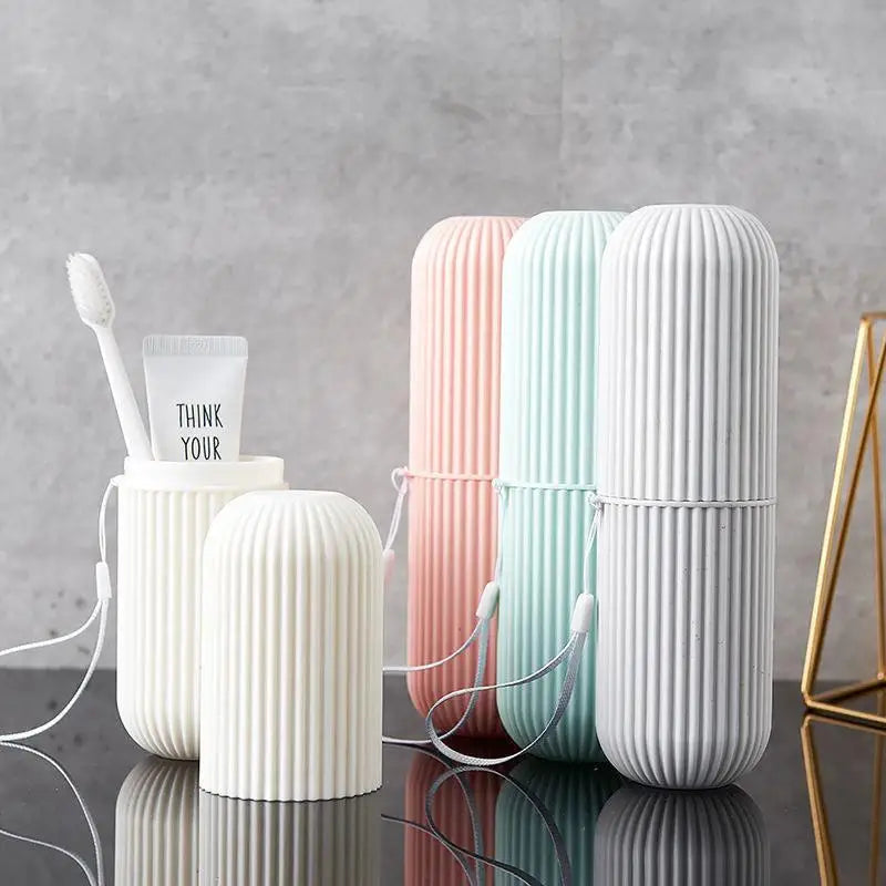 Travel Toothbrush Box Large Capacity Toothbrush Toothpaste Organizer Portable Toothbrush Storage Box Business Travel Essential