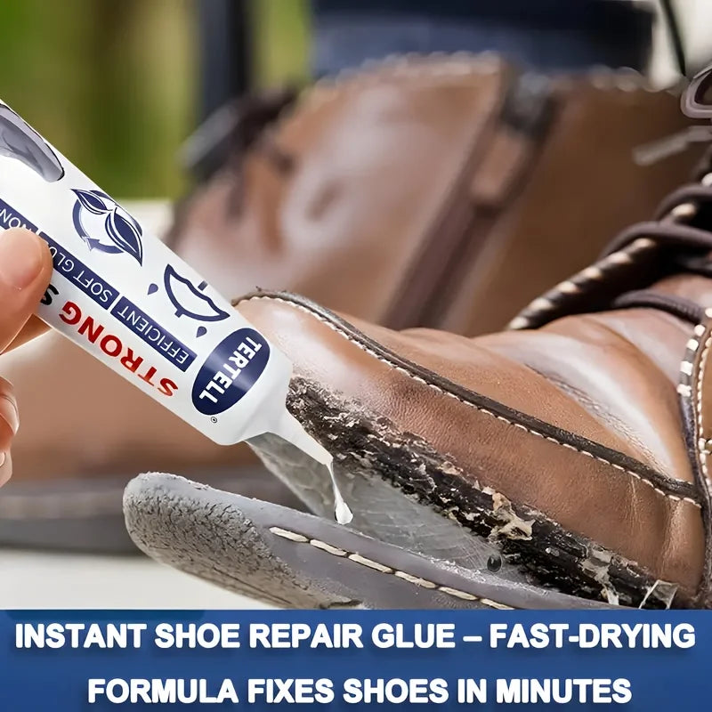 60ml Professional Shoe Adhesive Glue Fast Drying Waterproof Strong Bond for Leather Rubber Sneakers Boots - Instant Repair
