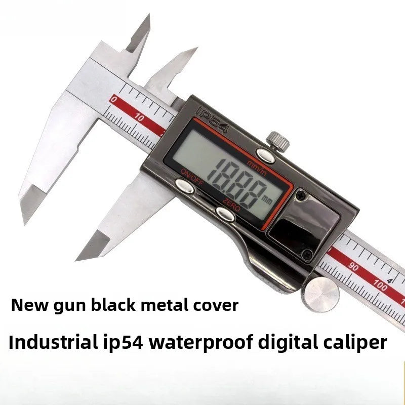 0-150/200/300mm Digital Caliper IP54 Dustproof Waterproof Protection Stainless Steel High Accuracy Industrial Gauge Tool