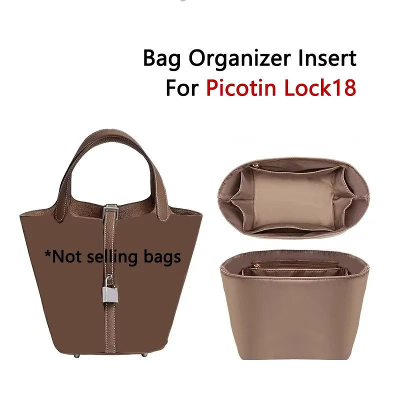 Lightweight Bag Organizer Insert For Picotin 18 22,Durable Storage Nylon Waterproof Bag Insert Bag Support Bag Accessories