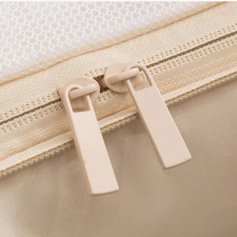 6Pcs/Set Travel Compression Packing Cubes Bag Portable Suitcase Clothes Organizers Waterproof Luggage Storage Cases Drawer Bags