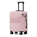 New Front Opening Boarding Suitcase Men Women 20/24/26 Inch Lightweight Trolley Travel Luggage Fashion USB Charging Luggage