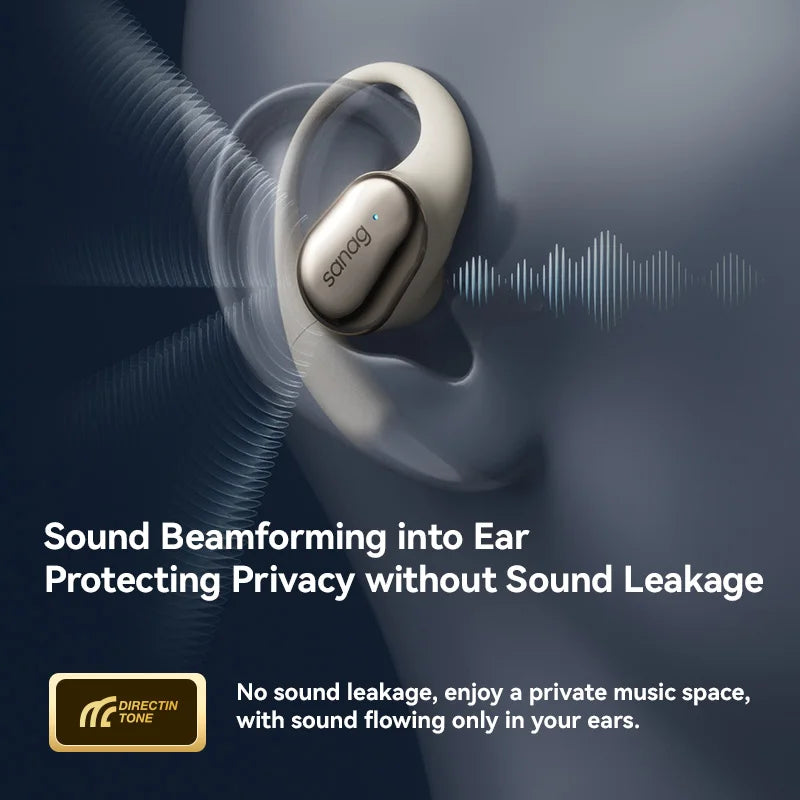Sanag C16S Open Ear OWS Wireless Earphones Bluetooth 5.4 Air Conduction Headphones HiFi Sound 56Hours Playtime Waterproof TWS