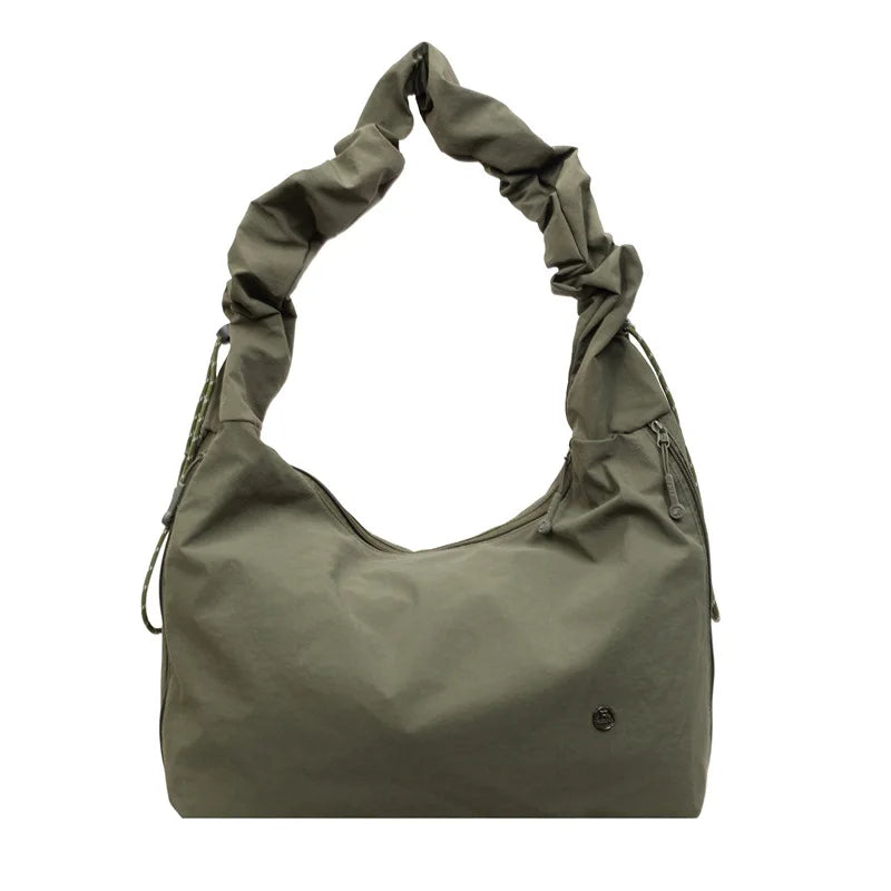 New Women Crossbody Bags Fashion Nylon Tote Shoulder Bag Large Capacity Lazy Style Korean Version Texture Casual Bags for Travel