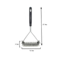Triangular Wire Grill Brush Stainless Steel Nonstick Heat Resistant Grill Cleaning Tool Efficient and Safe Kitchen Accessory