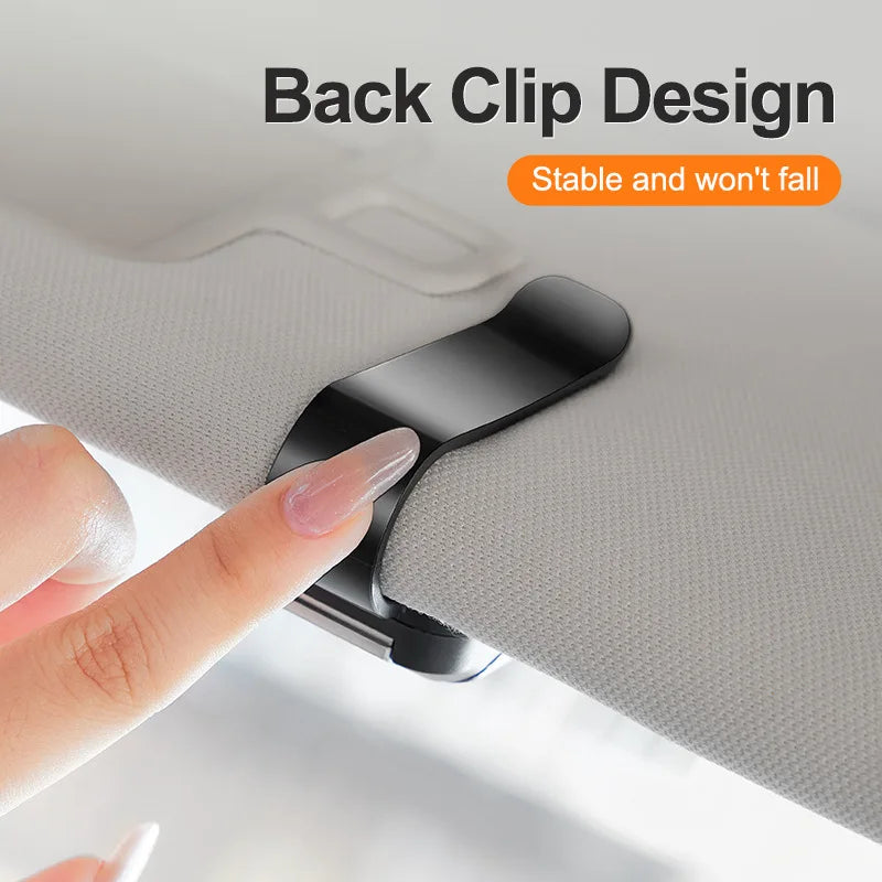 Sunglasses Holder, Eye Box, Creative Car Visor, Storage Clip, Car Glasses Clip, Multi-Function