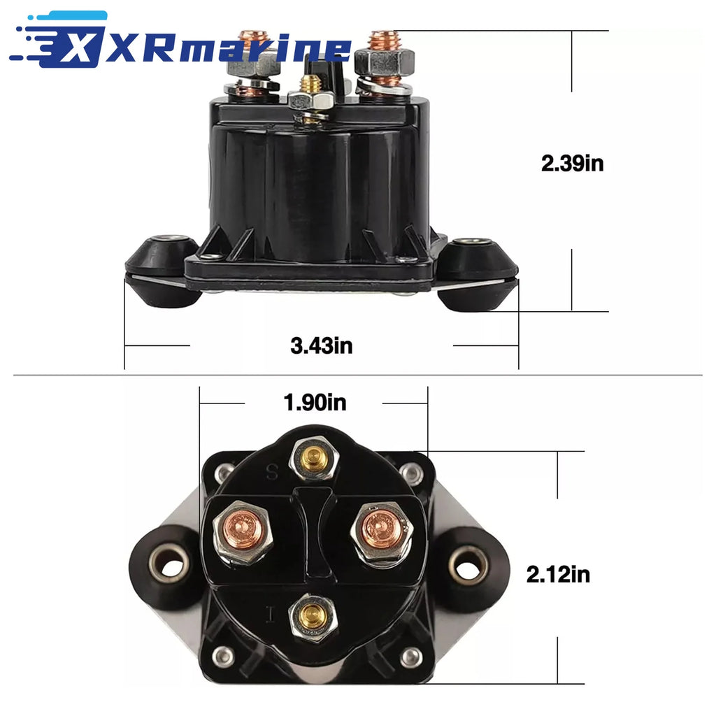 89-817109A1 for Mercury Marine 40 - 250 HP Outboard Engines 817109A2 12V Starter Solenoid Relay 89-817109A3 18-5834 SMR6010