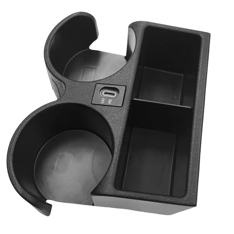 Car Water Cup Holder With PD Port FYE727068 For Nissan Patrol Y61 1997-2016 FYE727069 Heatproof Plastic Drink Cup Holder-A91R