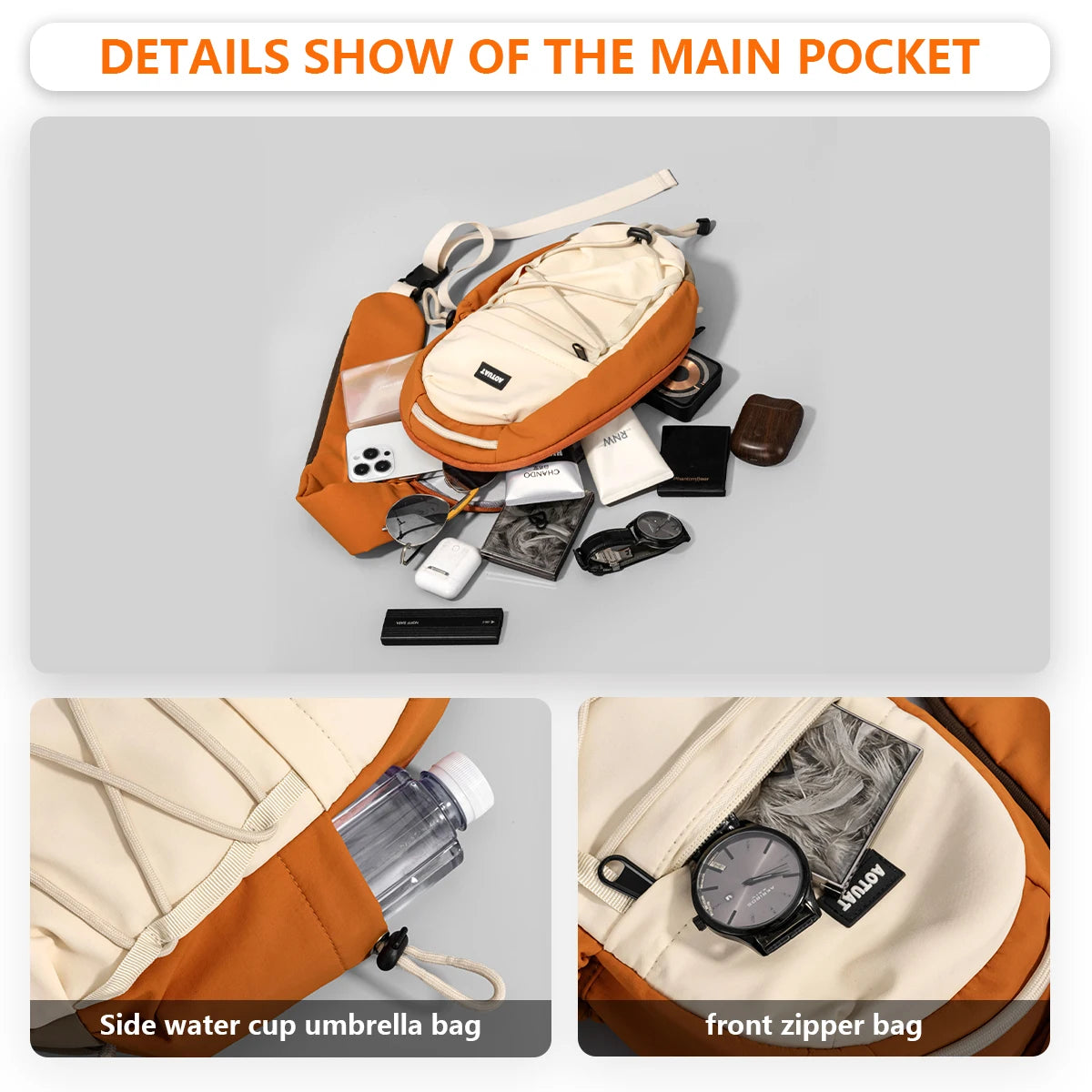 Casual Portable Shoulder Bag, Crossbody Bag, 2026 New Style Chest Bag, Ultra-Light Portable Small Tote Bag for Men and Women, Sports Trendy Bag for Hiking, Mountain Climbing, and Shopping