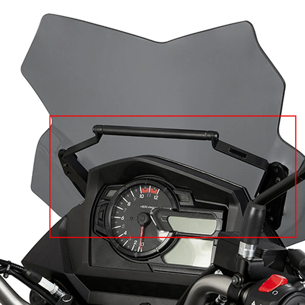 Motorcycle Navigation Bracket GPS Phone Holder Fit for V‑Strom DL1000 2014‑2019 Windscreen Mount Bracket