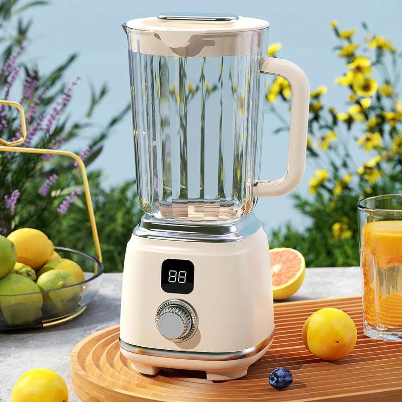 Electric Portable Wireless Blender 10 Blades 3000mAh Fruit Juicer Machine Home Use Ice Crushing Auxiliary Food Mixer for Orange
