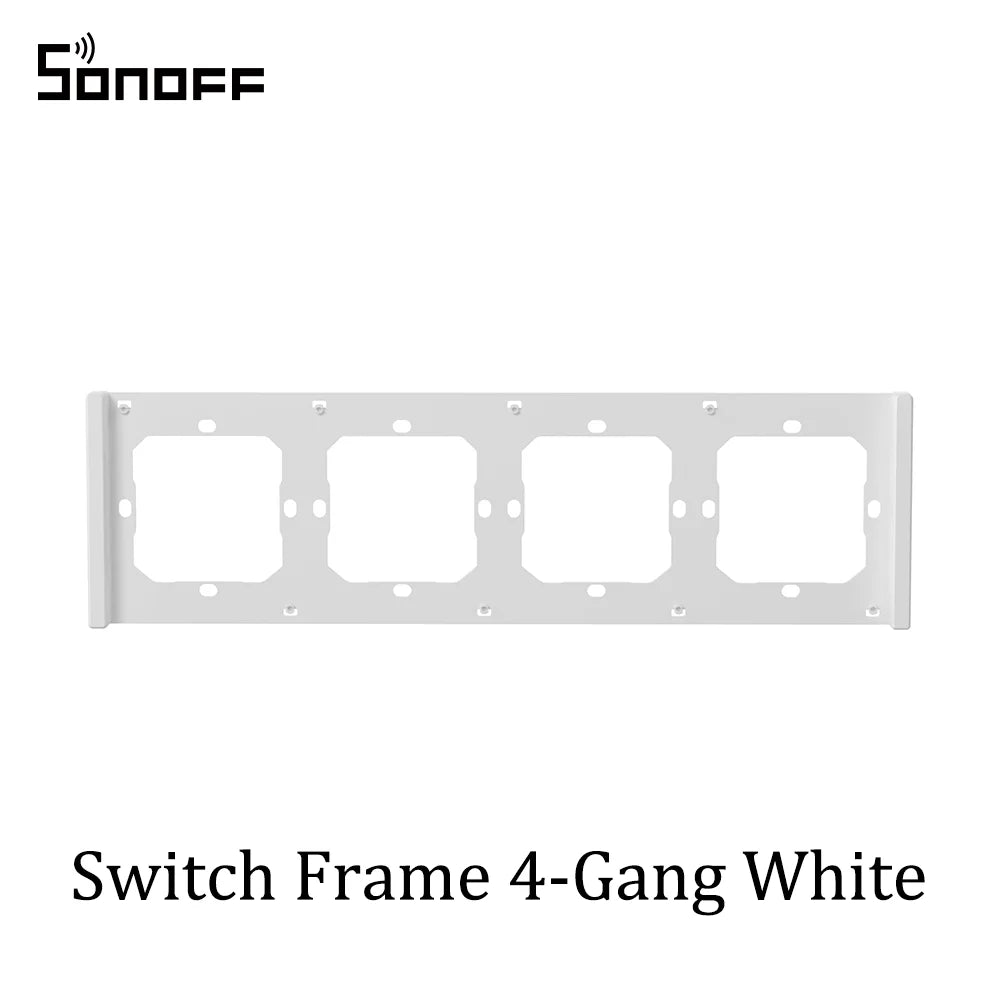 SONOFF M5 Matter Smart Wall Switch 80/86 Type Push Button Switch 1/2/3 Gang Switch Frame Work with Alexa Google Apple Home Alice