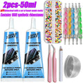 50ml B-7000 Multipurpose Transparent Glue, Quick-Drying Waterproof Adhesive That Doesn'T Yellow, Ideal for Repairing Mobile Phone Screens, Rhinestone Jewelry, Leather and DIY Decorations
