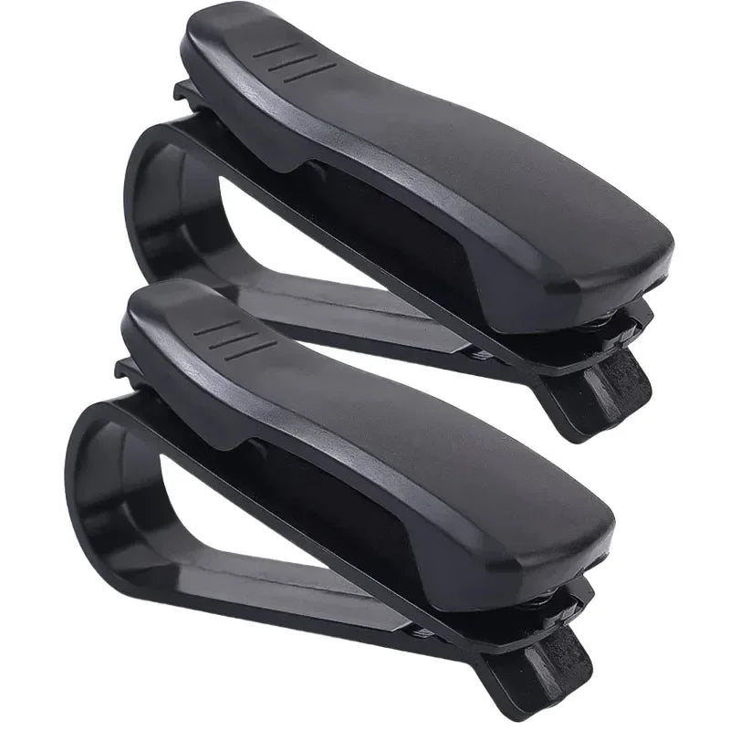 1/4PCS Car Sun Visor Sunglasses Clip Car Glasses Holder Portable Ticket Card Clamp ABS Eyeglasses Case Car Accessories