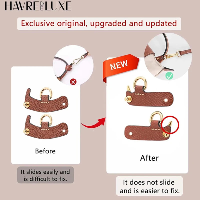 Mini Bags Leather Shoulder Strap Fit For Longchamp Mini Pouch Adjustable Crossbody Small Bag Accessories