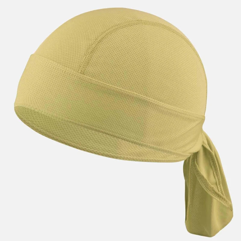 Sweat Wicking Cycling Headscarf Men Breathable Running Hiking Helmet Cover Elastic Bandana Comfortable Climbing Pirate Hat