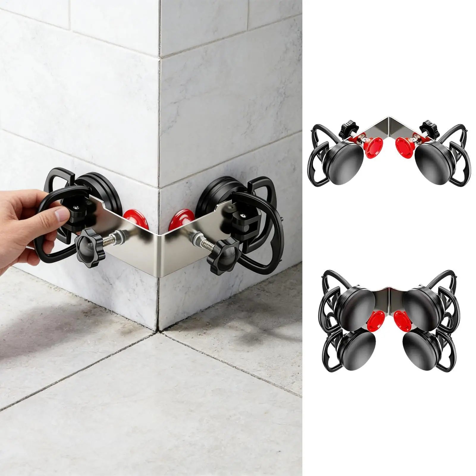 Granite Seam Guide Setter 90 Degree Floor Gap Fixer Alignment Tool Professional Installation Kit for Marble Tile Slab Repair