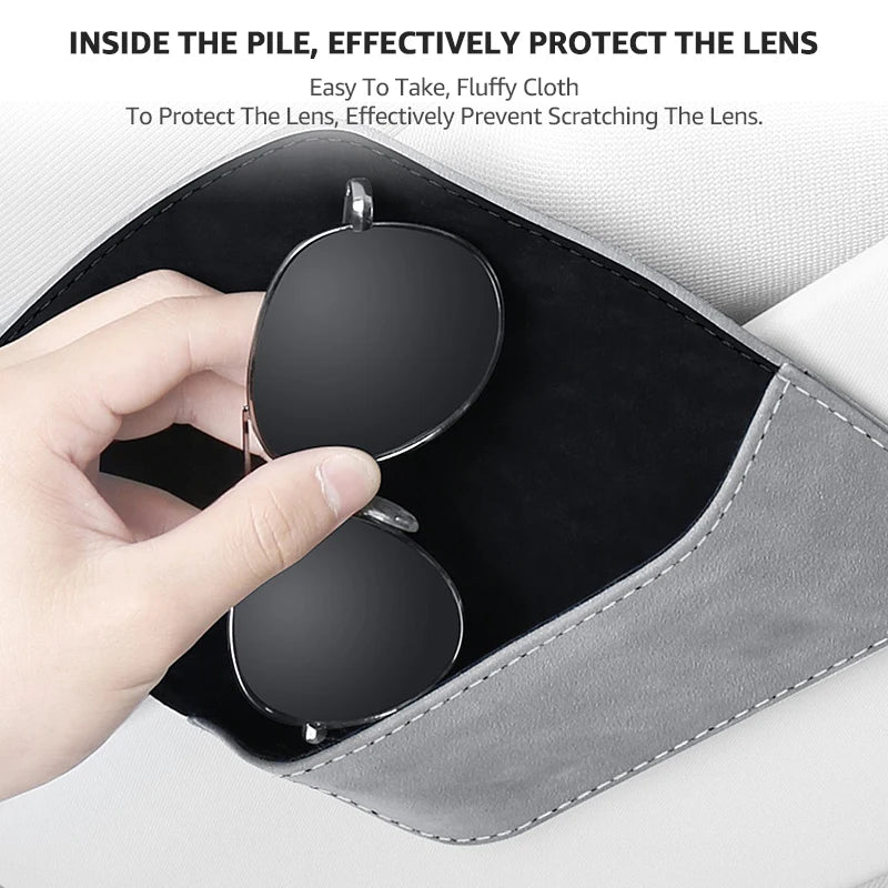 Car Glasses Case Organizer Storage Car Eyeglass Case Glasses Box For Car Sun Visor Organizer Sunglasses For BMW Glasses Case