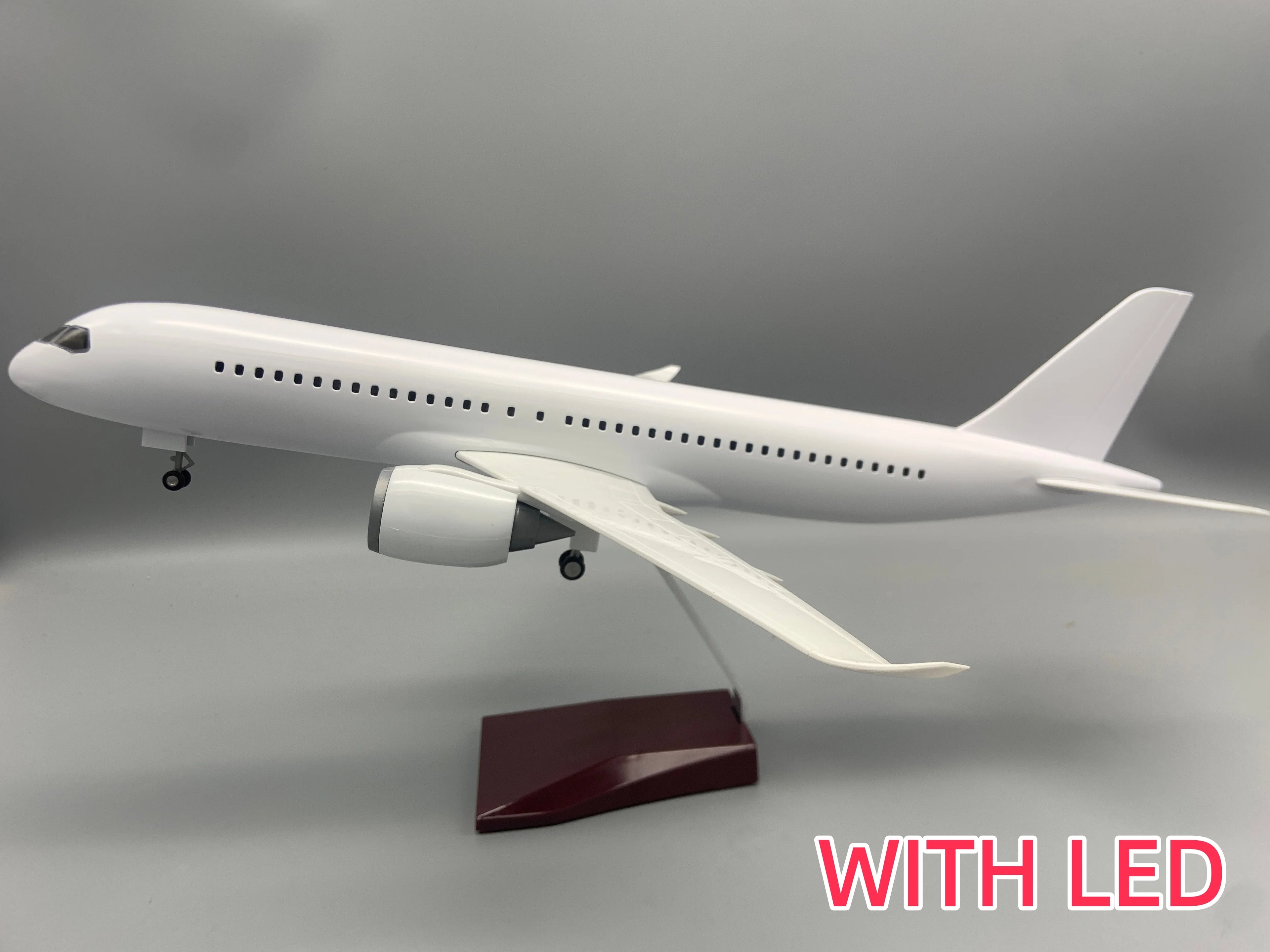47CM Blank White DIY Airplane Model Kit for Handcraft & Collection B747/777/787/737/AN225/A330/320/C919 Unassembled Plane