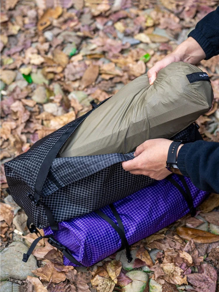 HIKEMAN 12L Backpack Top Bag Ultralight Waterproof Roll Storage Pouch Outdoor Hiking Camping Backpack Extension Pocket