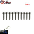 STONEDER Flanged Hex Bolt M6 x 25mm For Pit Dirt Bike ATV Quad Go Kart Engine Motor